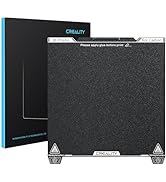 Official Creality K1C Build Plate PEI Sheet with Nozzle Cleaner, 235x235mm Textured Surface Flexi...
