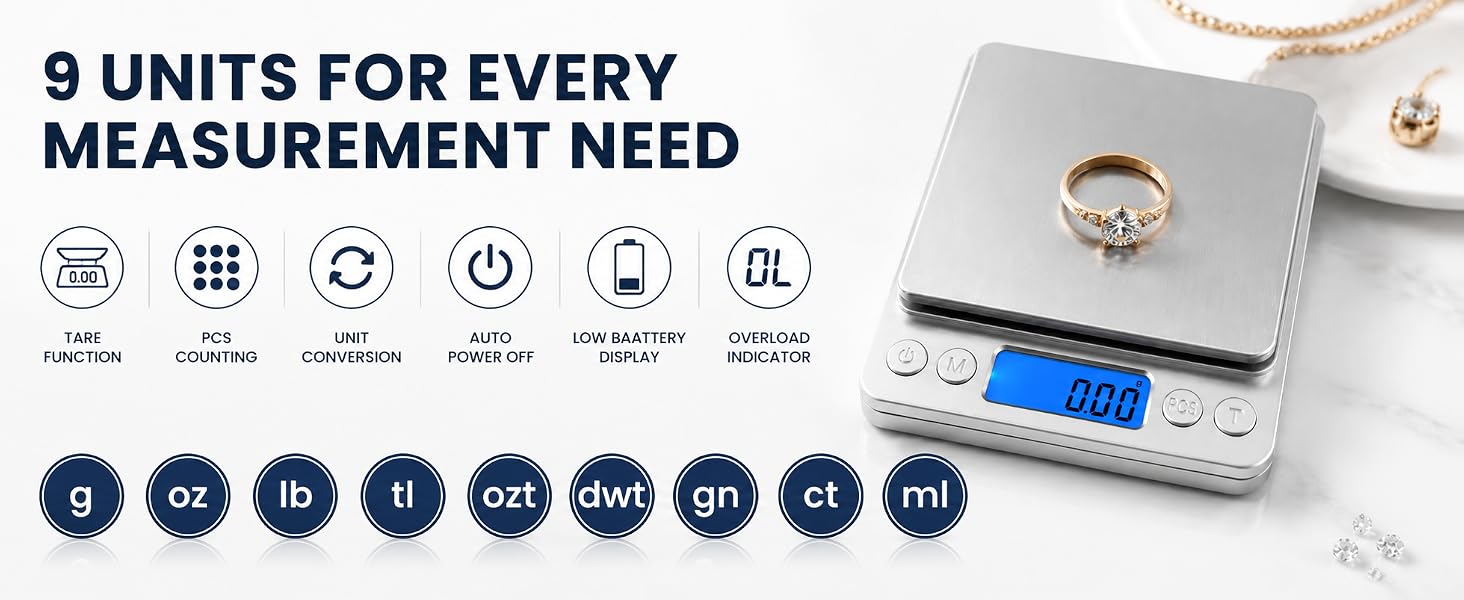 jewelry scale for gold and silver