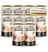Extra Sticky Lint Roller Refills Only (No Handle Included), 10 Pack – 1200 Sheets Total, Pet Hair...