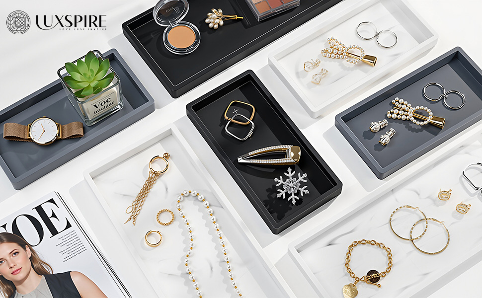 marble tray black tray countertop for perfume