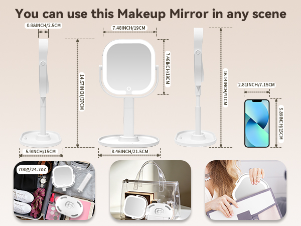 makeup mirror with lights