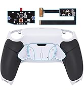 eXtremeRate Black Rubberized Grip Programable RISE4 Remap Kit for PS5 Controller BDM-010 BDM-020,...