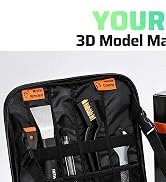 113Pcs 3D Printer Tool Kit and Accessories with Case incl. Scrapers, Pliers, Files, Deburring, No...