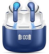 Wireless Earbud Bluetooth 5.4 Headphones, Hi-Fi Stereo Ear Buds with 4 ENC Cancelling Mics, 40H i...