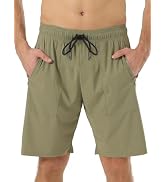 TXJ Sports Men's Athletic Shorts with Zipper Pockets, 9" Running Shorts Men Quick Dry Gym Workout...