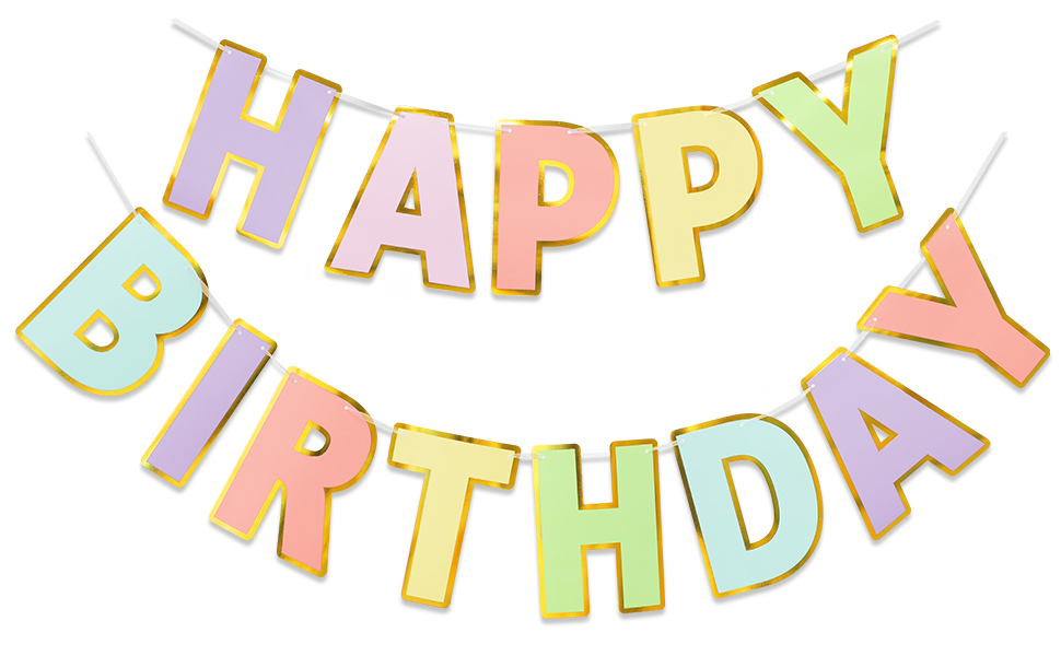 happy birthday banner