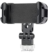 NICEYRIG Vlog Vlogging Video Phone Holder Tripod/Camera Hot Shoe Mount for iPhone 15/14/13/12/11 ...