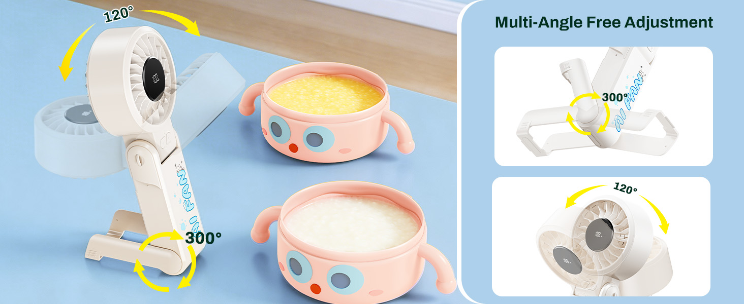Portable handheld mini fan