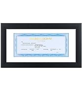 ELSKER&HOME 5x10 Business License Frame Black for 3.5x8 Standard Business License with mat - 5x10...