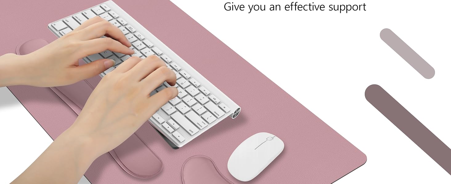 desk pad with 2 wrist rest