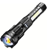 RIDAPEST Rechargeable Flashlight High Lumens, 7 Modes Super Bright Tactical Flashlight, Precision...