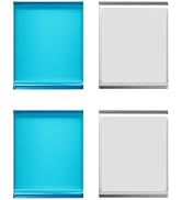 LIGHTULIFE Under Cabinet Lights Magnetic stickys 4PCS - Replacement Magnetic Strips with Adhesive...