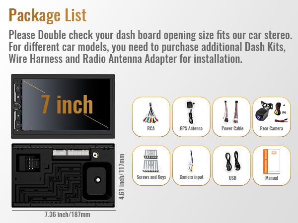 touch screen radio for car
