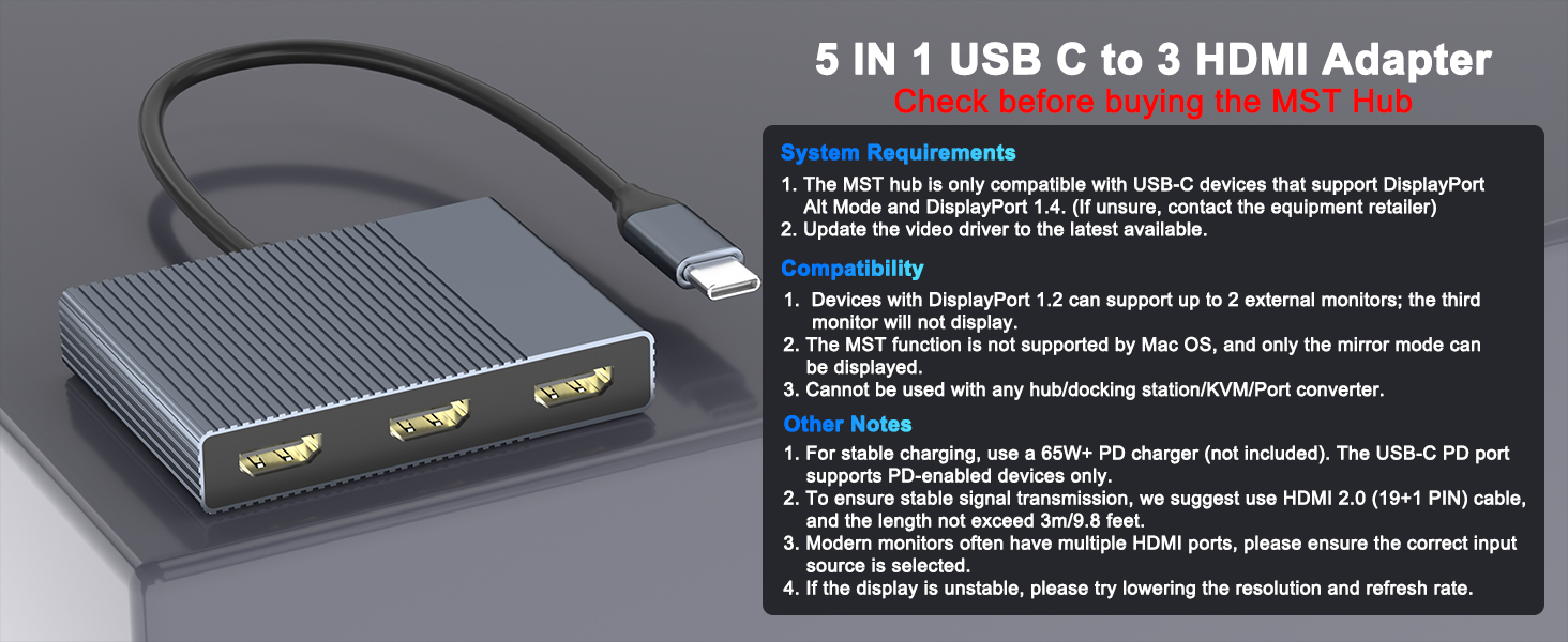 multiple monitor adapter