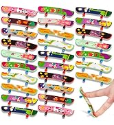 LovesTown 50PCS Finger Skateboards, Mini Skateboards Toys for Kids Party Favors Birthday Classroo...