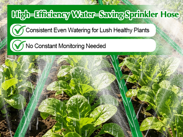 sprinkler hose with holes