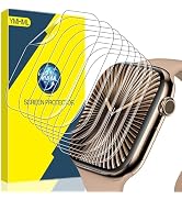 YMHML [ 8 Pack Compatible for Apple Watch Series 10 46mm Screen Protector, [Upgrade Flexible Film...