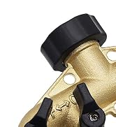 4 Way Brass Hose Splitter