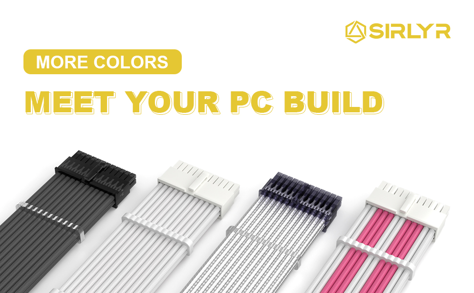 white cable extensions pc