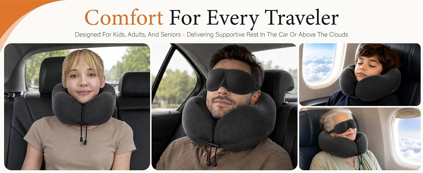 neck pillow travel pillow cervical neck pillow memory foam pillows airplane travel essentials