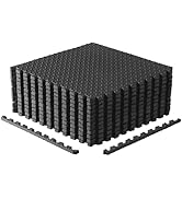 CAP Puzzle Exercise Mats | 3/4” Thick EVA Interlocking Foam Tiles for Home Gym Flooring | Multipl...