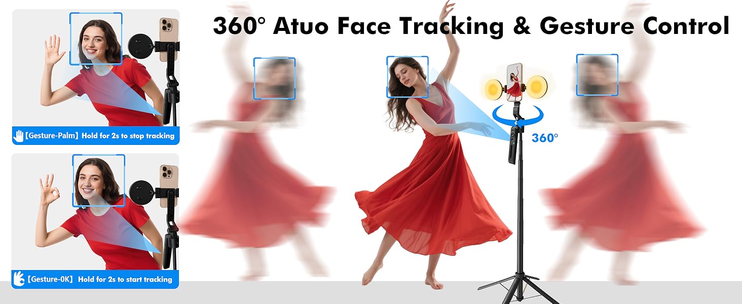 tripod for iphone with light