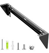 STANDOPIA 1U Vertical Wall-Mount Rack - 19" Steel Wall & Under-Desk Bracket for Server, Network S...