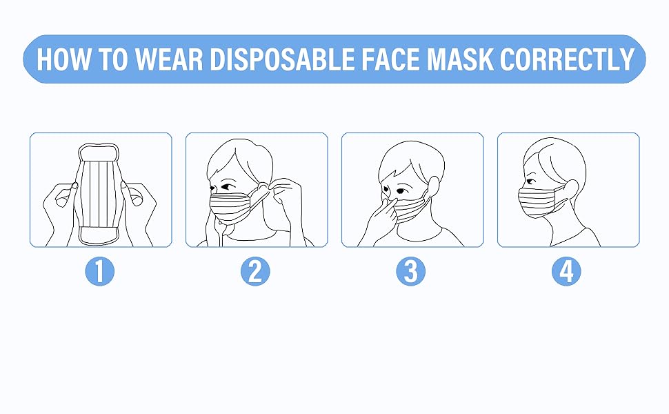 How to wear the face masks