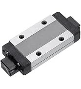 uxcell MGN9H Bearing Steel Sliding Carriage Block with Plastic Anti-Fall Strip for 9mm MGN9 Linea...
