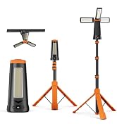 SKYFIRE Rechargeable Camping Light, 5500 Lumens LED Work Light with Detachable Tripod, 10000mAh B...