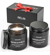 Waxcanpy Scented Candles for Men, Soy Candles for Home Scented, Candle Gifts for Men, 2 Pack Arom...