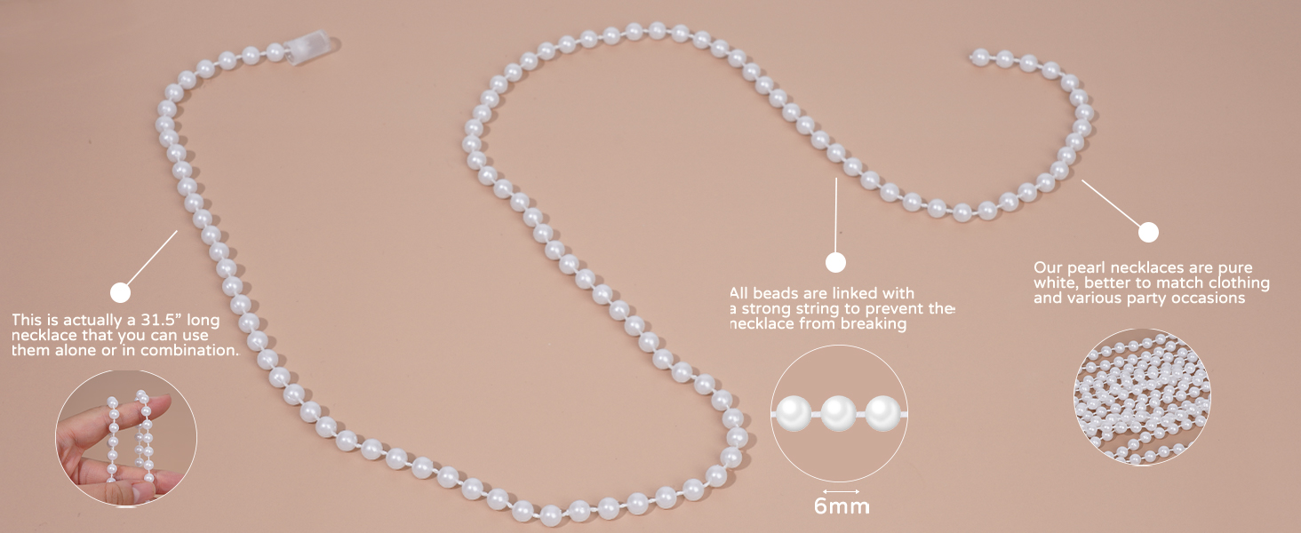 fake pearls