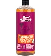 Aunt Fannie's FlyPunch Fruit Fly Trap for Indoor and Kitchen Use, Ready to Use, Made with Plant B...