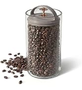 carrotez Vacuum Sealed Coffee Bean Container – 1.5 L (50.7 oz) Ecozen Airtight Food Storage Canis...