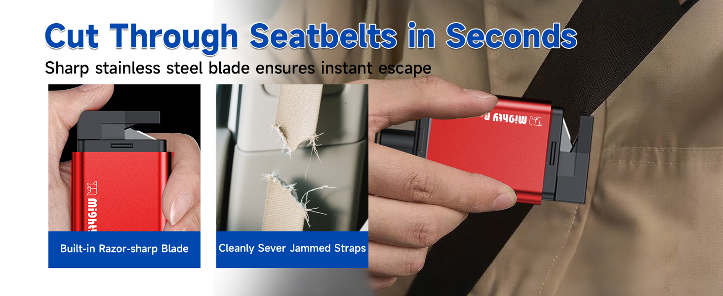 Cut Through Seatbelts in Seconds