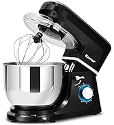 ARLIME Professional Stand Mixer, 7.5QT 660W Tilt-Head Food Mixer, Multifunctional Kitchen Electri...