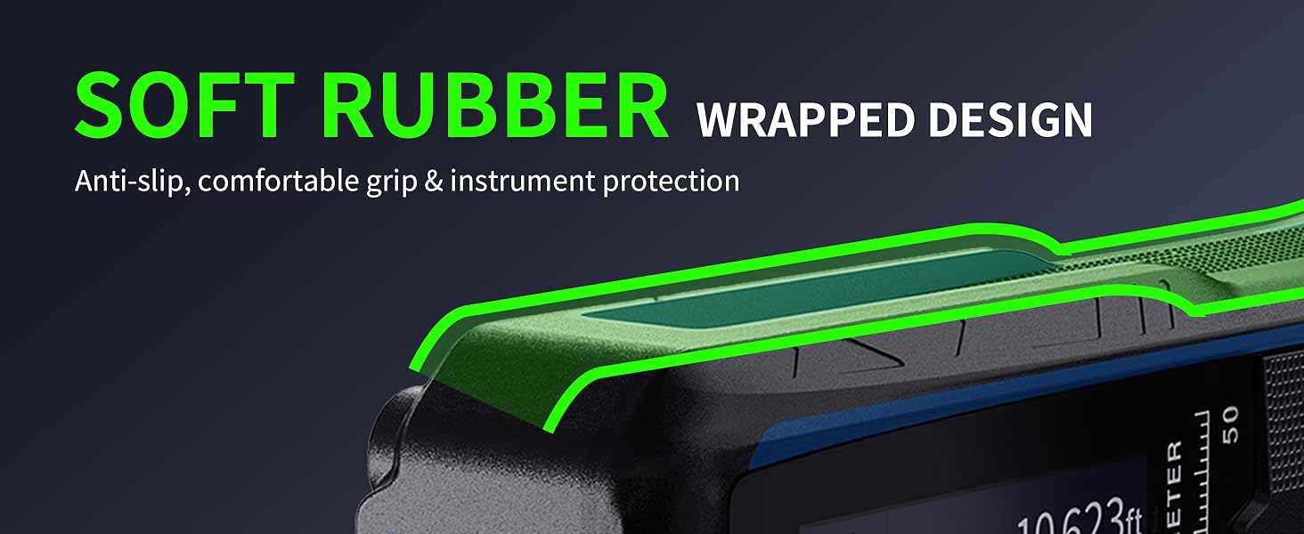 soft rubber warpped design, anti-slip,comfortable grip &amp; instrument protection
