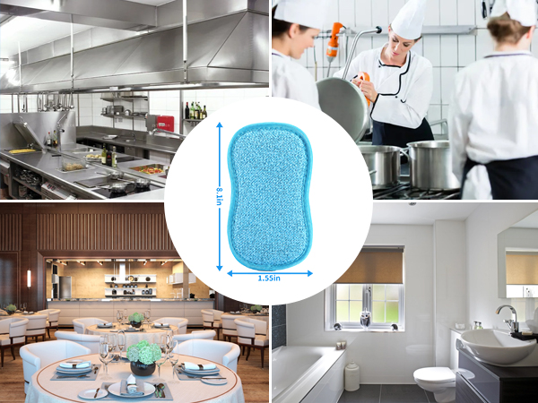 6 Pack Multi-Purpose Scrub Sponges
