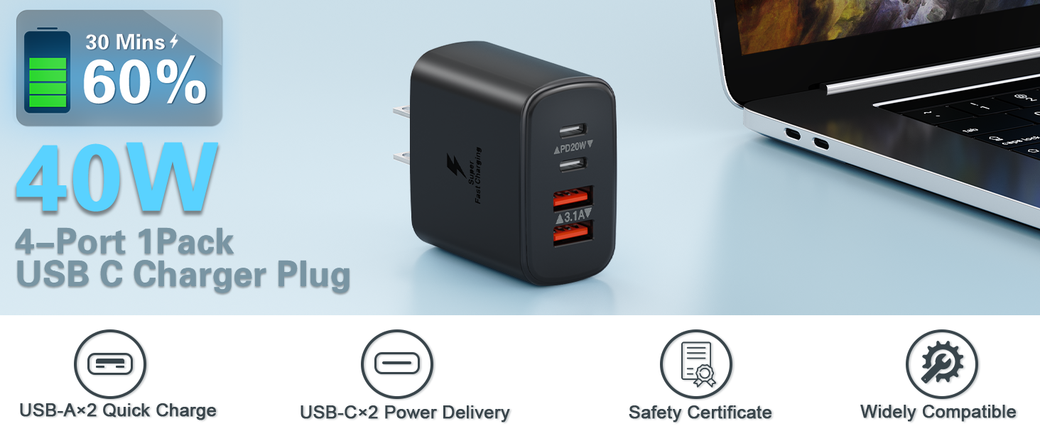 USB C Charging Block