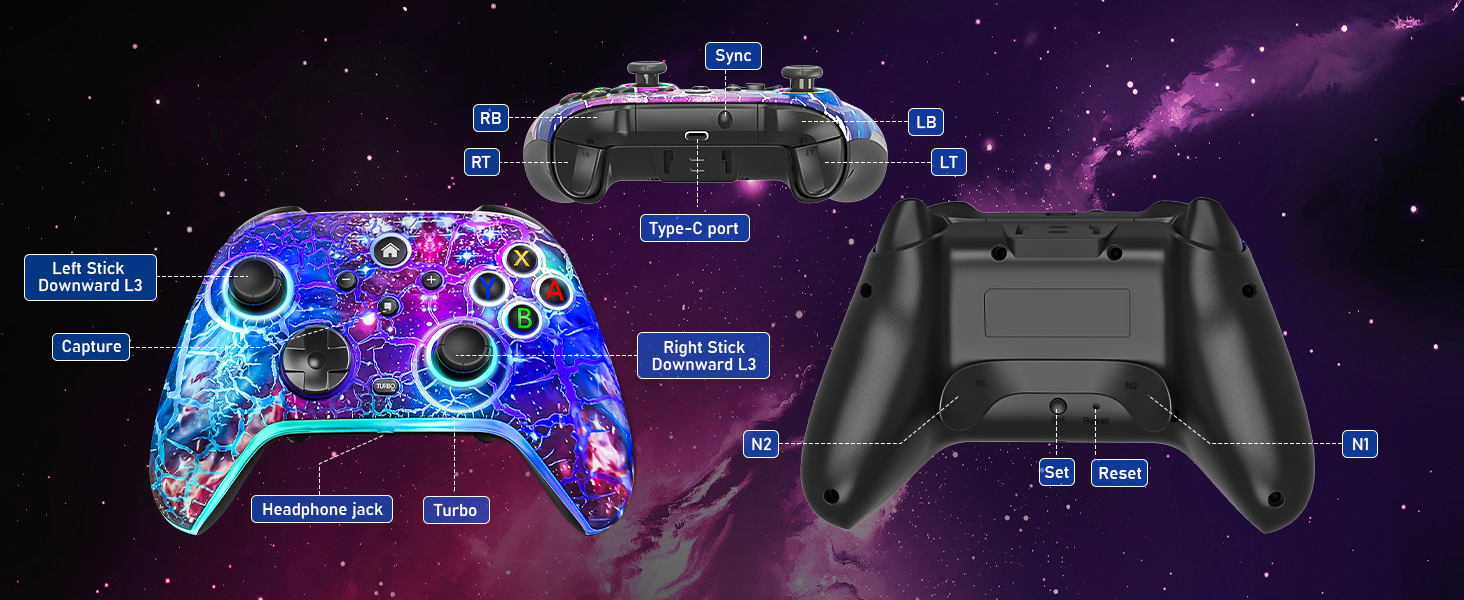 switch light up controller led