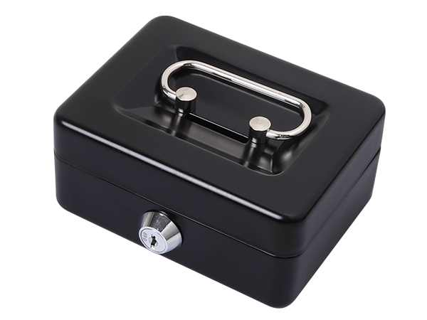 cash box with key