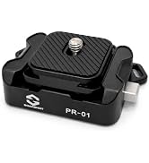 SOARSHOT PR-01 Quick Release Camera Mount Base with 4-Way Slide-in Plate | Compatible with Arca 3...