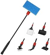 hygger Multi-Use Fish Tank Cleaner, 6 in 1 Aquarium Cleaning Tools Kit with 17.7 Inches Long Hand...