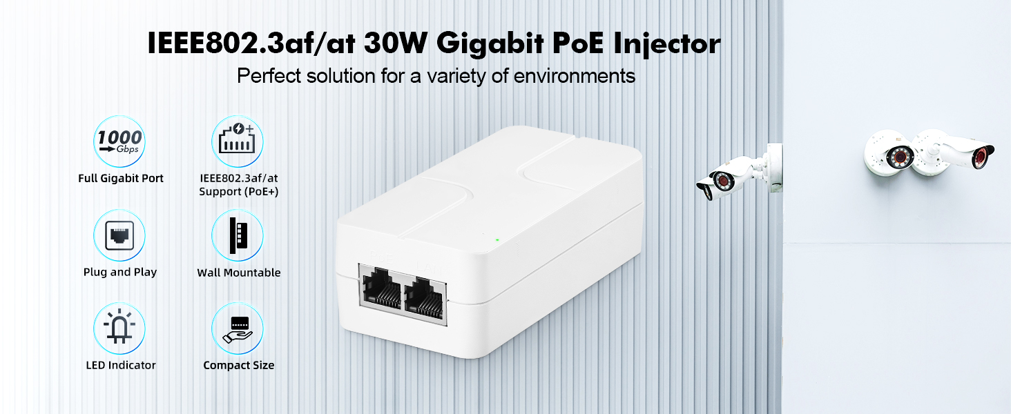 30w poe injector
