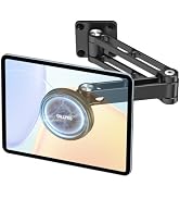 OHLPRO Magnetic Tablet Wall Mount Holder for iPad with 2-Stage Adjustable Foldable Aluminum Arm, ...