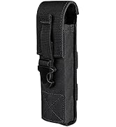 IronSeals Tactical Flashlight Pouch Holster Case Belt Pouch, Molle Organizer Pouch Mini Scissor P...