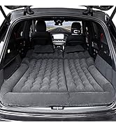 Haomaomao SUV Air Mattress, Inflatable Car Bed with Electric Pump and Pillow, Flocking Surface, C...