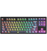 IROK FE87 V2 Wired Mechanical Keyboard, Dual 8KHZ Polling Rate, Support SODC/Latency As 0.125MS/A...