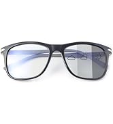 YIMI Photochromic Blue Light Blocking Glasses UV400 Sunglasses Spring Hinge Anti Eyestrain Comput...