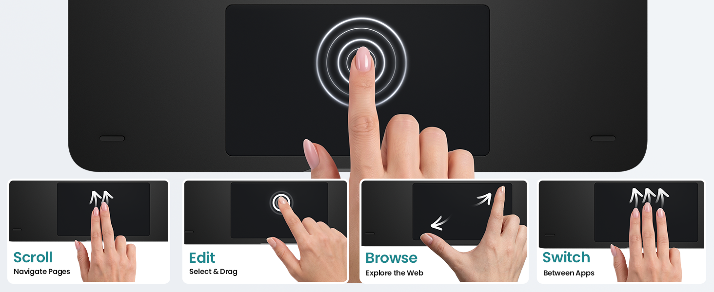 Larger Trackpad